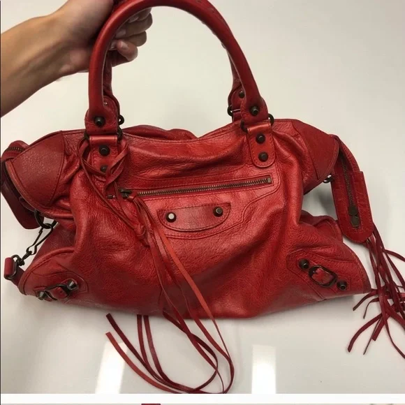 COPY - Balenciaga Red Moto Cross Bag🔥🔥🔥Rare to find! - Picture 2 of 6
